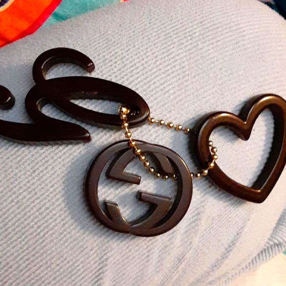 Gucci Accessories Gucci Bag Charm 3 Charms In A Small Chain Poshmark